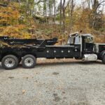 Heavy-duty wrecker towing a truck in the Hudson Valley, NY